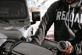 RELOAD Pullover Hoodie - Dark Heather Gray/White